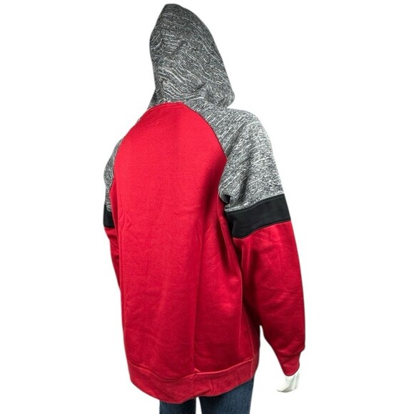 Atlanta Falcons Mens  X-Large Red Hoodie Sweatshirt Pull Over Sweater NFL New - Picture 9 of 9